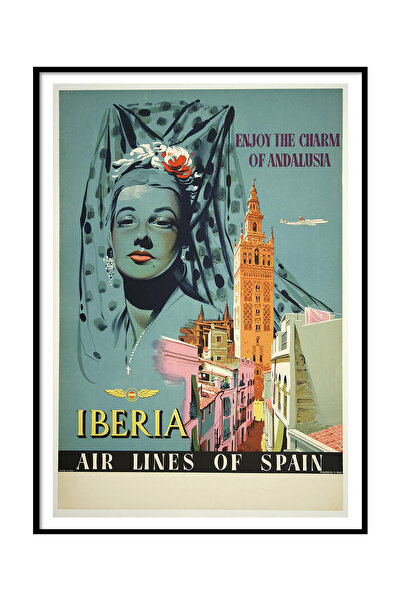 Beril Yamaç Design Studio Andalucia Endulüs Spania Reproducere de poster vintage Artă de poster vintage
