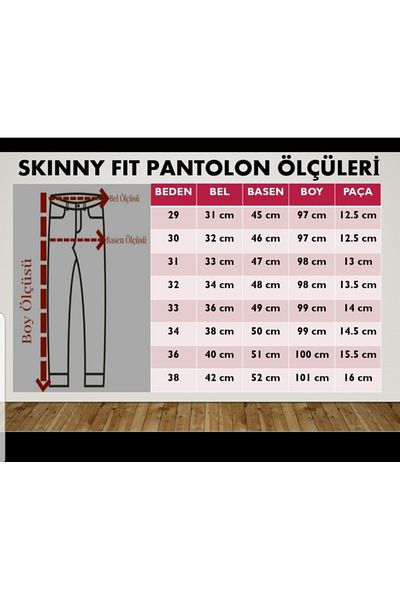Seyf Denim Men's Skinny Fit Lycra Trousers