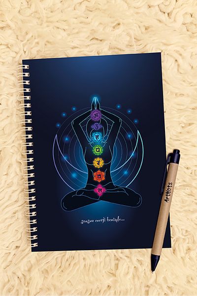 ArtNots 15x21 cm Unlined Notebook with cardboard cover