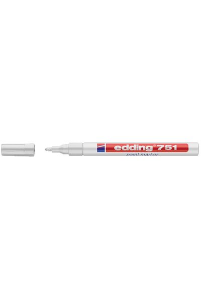 Edding Marker Paint Decor Round Tip 1-2 MM White (10 pcs) 751