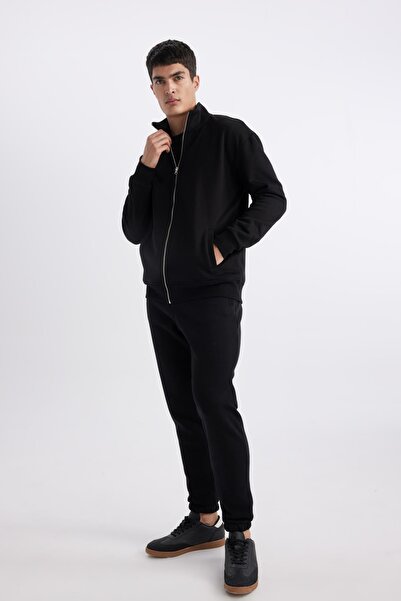 DeFacto Jogger Sweatpants Standard Fit Basic ίσια μέση με κορδόνια ελαστική με τσέπες στα πόδια A6468ax24sp