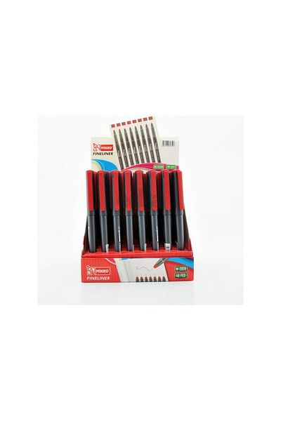 Mikro Fineliner Stand Pen Red M 2028-48