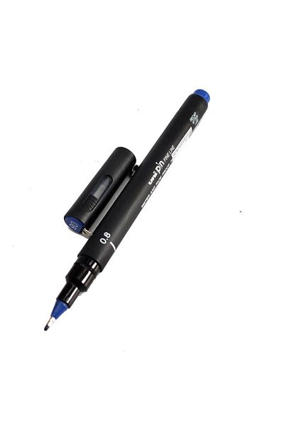 Uni Pin 0.8 Technical Drawing Pen Blue