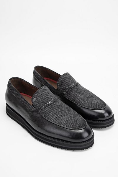 Tamer Tanca Men's Genuine Leather/textile Loafer Shoes 477 66003 Erk Ayk Sk23/24