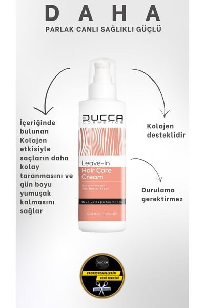 BY DUCCA كريم العناية بالشعر الذي لا يترك على البشرة