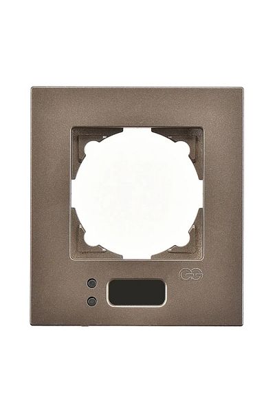 Günsan Eqona Practical Clock Degree Bezel, Mocha