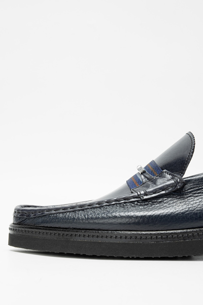 Tamer Tanca Мъжки мокасини от естествена кожа 342 7876 Erk Ayk Sk23/24