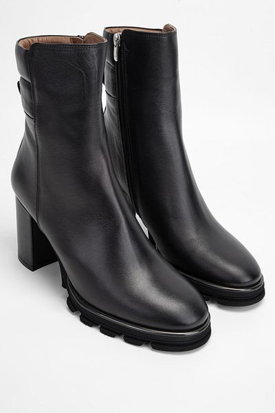 Tamer Tanca Genuine Leather Women's Heeled Boots - 775 900 Bn Boots Sk23/24