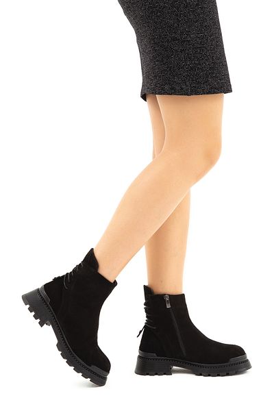 Tamer Tanca Women's Genuine Leather Casual Boots 922 23k10003k Bn Boots Sk22/23