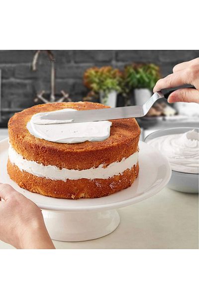 Multiamo Cake Plastering Spatula with Oblique Oval Tip 20 cm