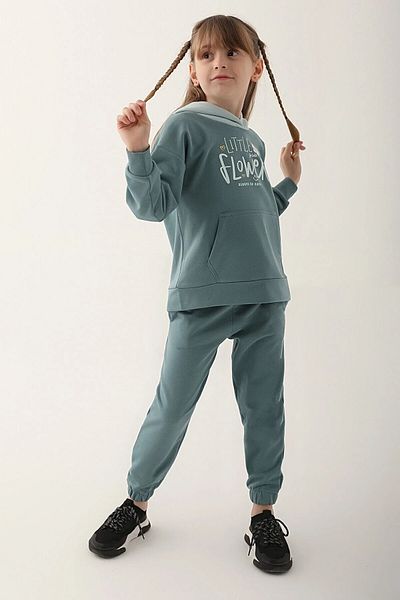 ROLY POLY LONG SLEEVE HOODED GARSON SIZE COTTON GIRL'S Tracksuit 3248