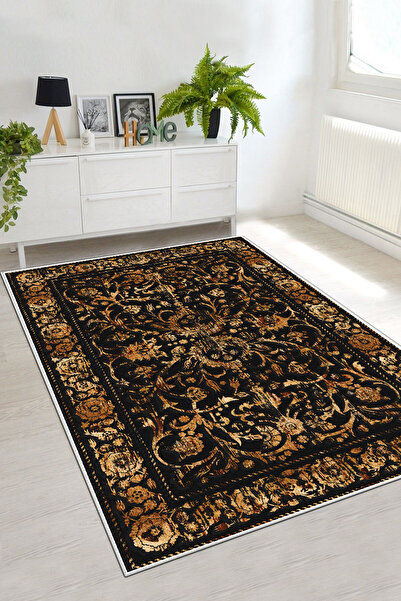 Thalia Home Kaymaz Tabanlı Yıkanabilir Baskılı Mutfak Halısı Koridor Halısı