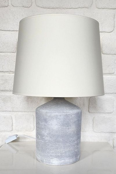 Qdec Vintage Ceramic Lampshade Cube Gray