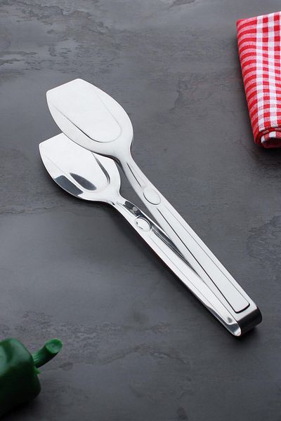 ACAR Steel Serving Cake Tongs - 24 cm