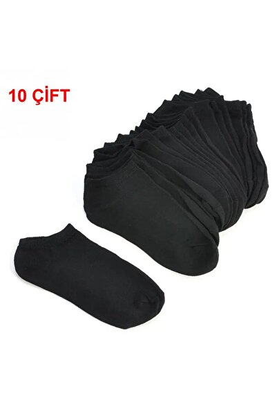 çorapmanya 10 Çift Kadın Yüksek Kalite Pamuk Patik Spor Çorap