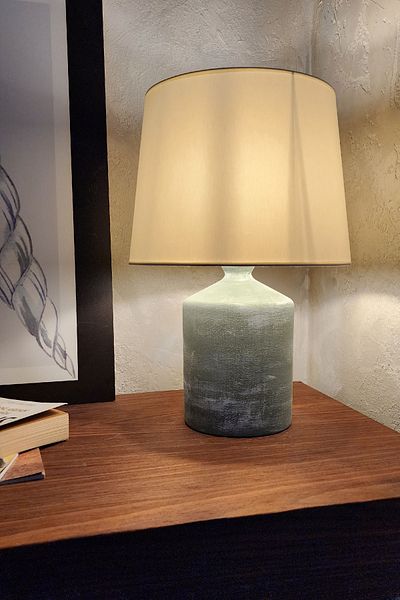 Qdec Vintage Ceramic Lampshade Cube Green