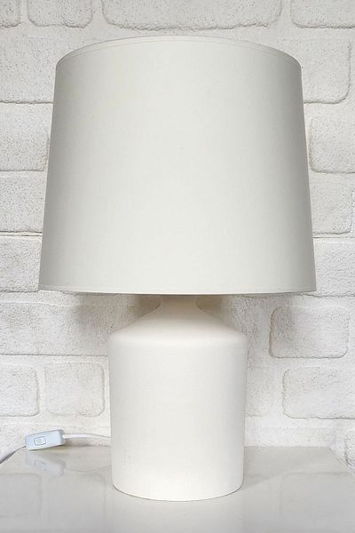 Qdec Vintage Ceramic Lampshade Cube Ecru