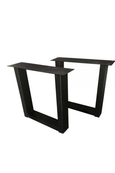 eportatif Metal Mobilya Ayak Bank Ayağı Kütük Sehpa Ayağı Düz 1058