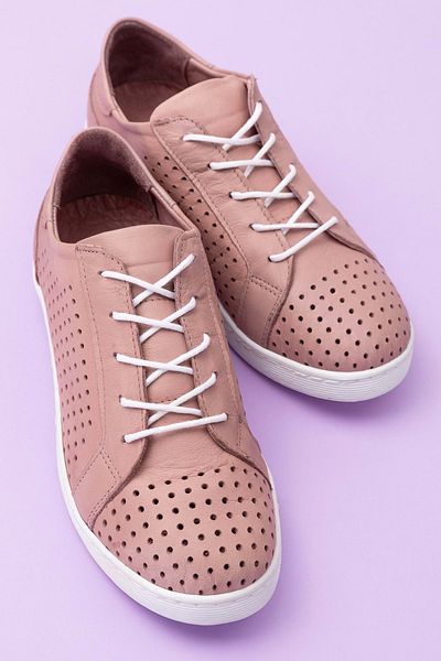 Gondol Pantofi de damă din piele naturală pentru zi cu zi gnd.108 - Dusty Rose - 36