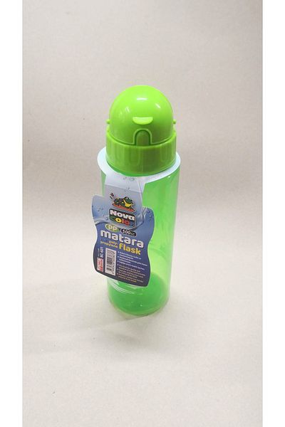 Nova Color Green Transparent Water Bottle with Straw Water Bottle Pp Water Bottle Nature Friendly Product 500ml
