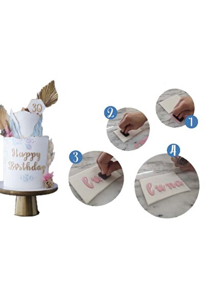 fotopasta Luna Küçük Harf Seti Hamur Şekillendirici