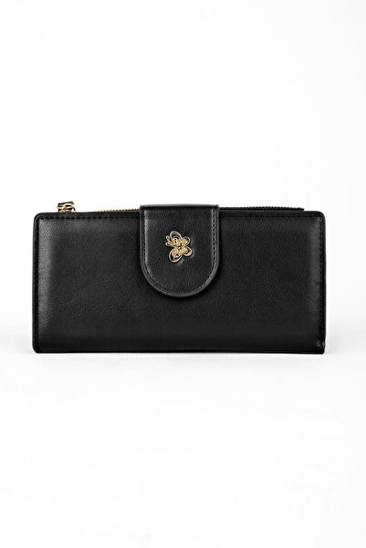 Lal Shoes & Bags Жіночий гаманець великого розміру з метеликом (BD33-02) - чо...