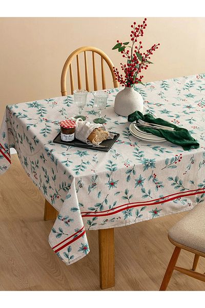 LC Waikiki LCW HOME Floral Patterned Tablecloth 150x200 Cm