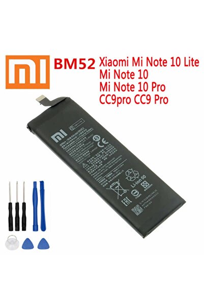 SenalStore Xiaomi Mi Note 10 Lite / C9 Pro Pil Batarya Bm52 + Tamir Seti