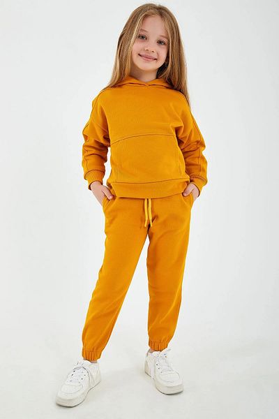 ROLY POLY THREE THREAD COTTON GIRL'S LONG SLEEVE HOODED TRACK SUIT 2956