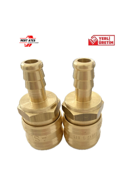 Muhtelif Kompresör Stoper Hava Jakı Hortum Gövde 10 mm 2 Adet