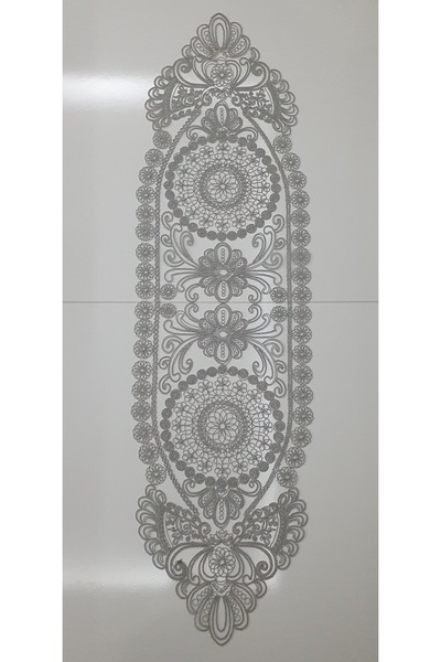 WENESSİ Papatya Desen Anglez Kordon Runner(37×135cm)