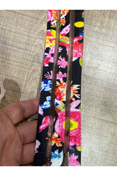 Gönülden Tasarım WIDTH 5 CM COLORED 3 STRIPES ELASTIC CUTABLE ELASTY SEWING A...