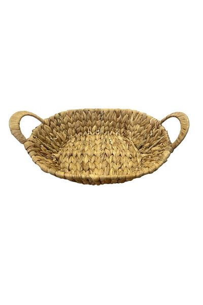 PANALI Natural Handle Paneled Bread Basket - BWH03S