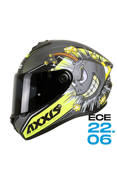 AXXIS DRAKEN S BOMBS A2 DOT VE ECE 22.06 SİYAH