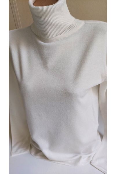 SİNAY TRİKO Women's Turtleneck Basic Elite Knitwear Sweater