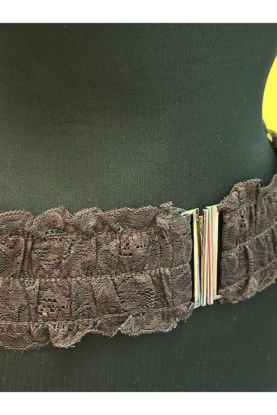 Gönülden Tasarım 73X8 CM ΔΑΝΤΕΛΑ ΓΚΟΥΠΕΡ ΕΛΑΣΤΙΚΗ ΖΩΝΗ ΒΡΑΔΙΝΟ ΦΟΡΕΜΑ ΖΩΝΗ ΦΟΡΕΜΑ