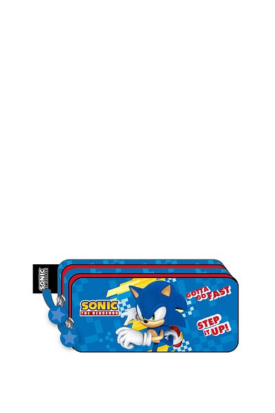 Sonic Geantă pentru creion pentru băiat albastru 2055 SONIC PEN BAG
