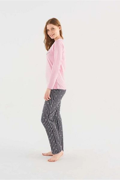 Mod Collection Mod 3794 Snowflake Patterned Pajama Set