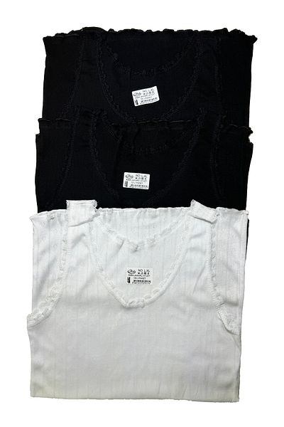 ATİLLA İÇ GİYİM JACQUARD- COTTON ATHLETE- 3 PIECES (2 BLACK-1 WHITE)