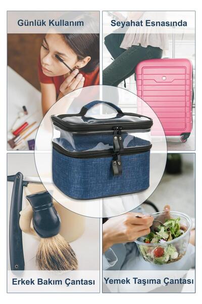 CarryNova Lunch Box Navy Blue Adult Children's Food Lunch Carry Bag