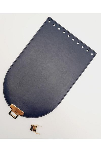 angel çanta aksesuar Αξεσουάρ Angel Bag 15x24 cm Τεχνητό δέρμα Navy Blue Χρώμα Κάλυμμα Ανοιχτόχρωμο μεταλλικό