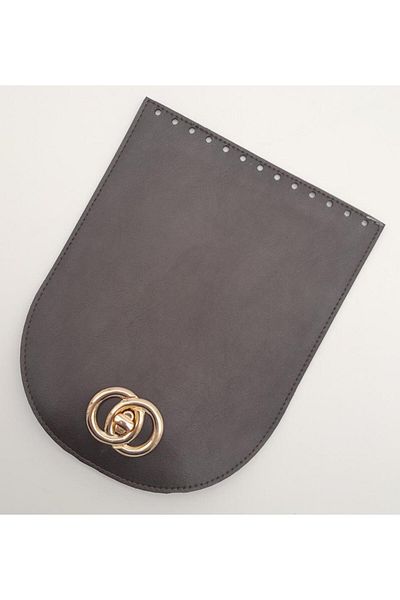 angel çanta aksesuar Αξεσουάρ Angel Bag 17x22 cm Τεχνητό δέρμα Σκούρο Καφέ Κάλυμμα με ελαφρύ χρυσό μέταλλο
