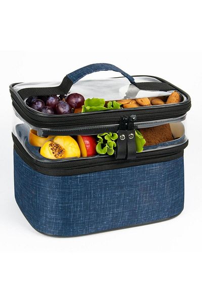 CarryNova Cutie de prânz, bleumarin, pentru adulți, pentru copii, pentru prânz