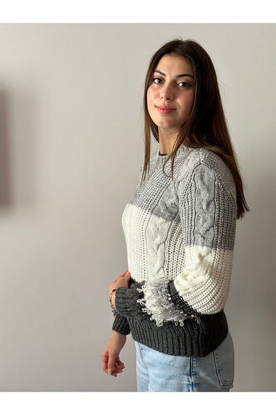 Gönülden Tasarım Pulover cu paiete pentru femei