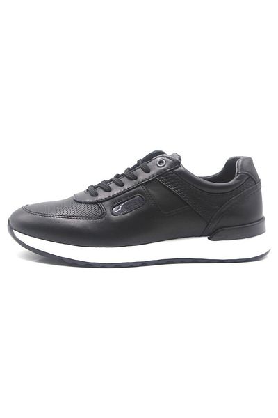 Greyder 14191 Black Genuine Leather Casual Men's Shoes