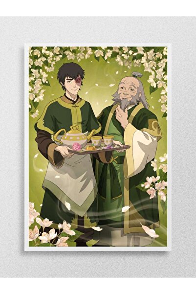 Mudi Store Zuko &amp; Uncle Iroh Anime Poster Çerçevesiz Yüksek Kalite Anime ...