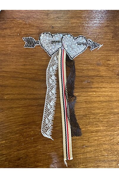 Gönülden Tasarım 12X4 CM TULĂ STICKABLE CU FIER DE FIERĂ PENTRU CUSUT HOBIE APPLICAT