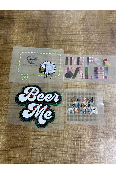 Gönülden Tasarım 10X13 CM FERĂȚĂ 4 BUCĂȚI IMPRIMARE DE TRANSFER ARMĂ PATCH CUSUT ACCESORIUM HOBBY