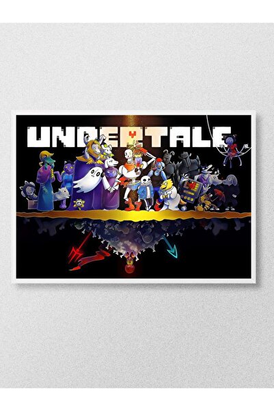 Mudi Store Undertale Anime Poster Çerçevesiz Yüksek Kalite Anime Duvar Poster