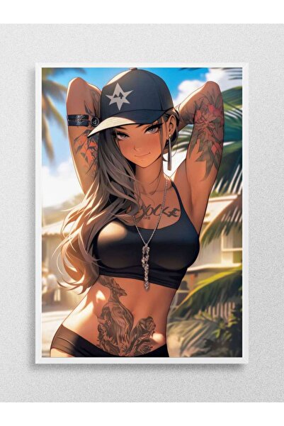 Genel Markalar Sexy Manga Girl Anime Poster Çerçevesiz Yüksek Kalite Anime Duvar Poster